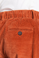 Pantaloni velluto arancio Kids-Dan John