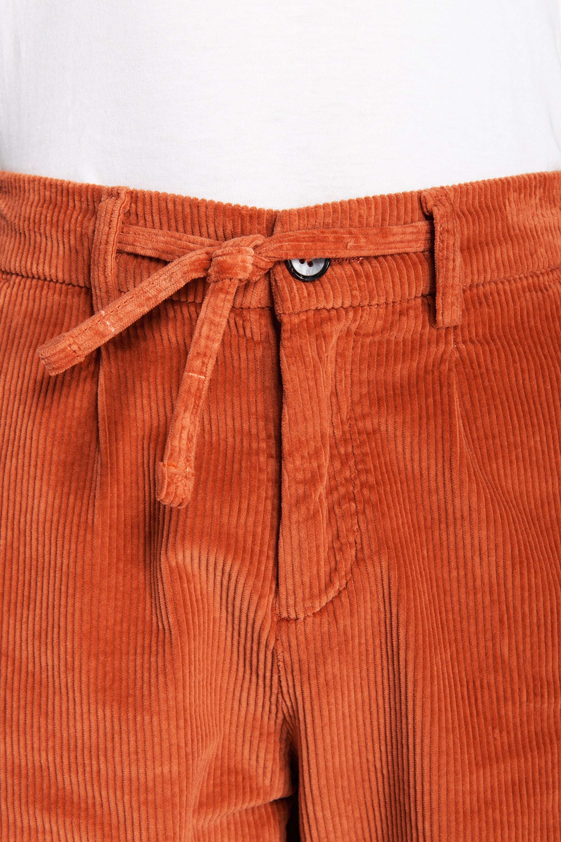 Pantaloni velluto arancio Kids-Dan John