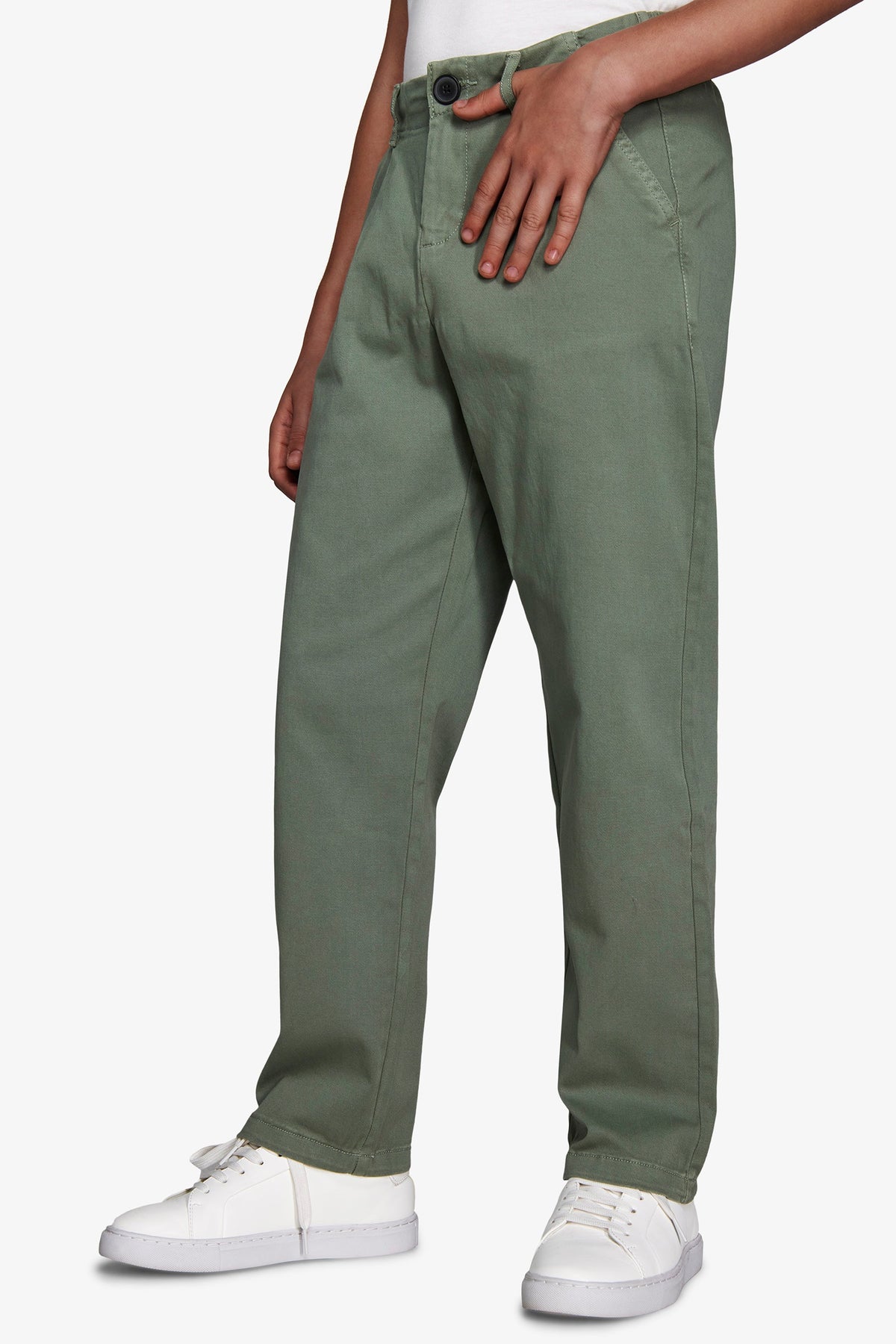 Pantalone chino verde Kids-Dan John