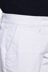 Bermuda chino basic in cotone bianco Kids-Dan John