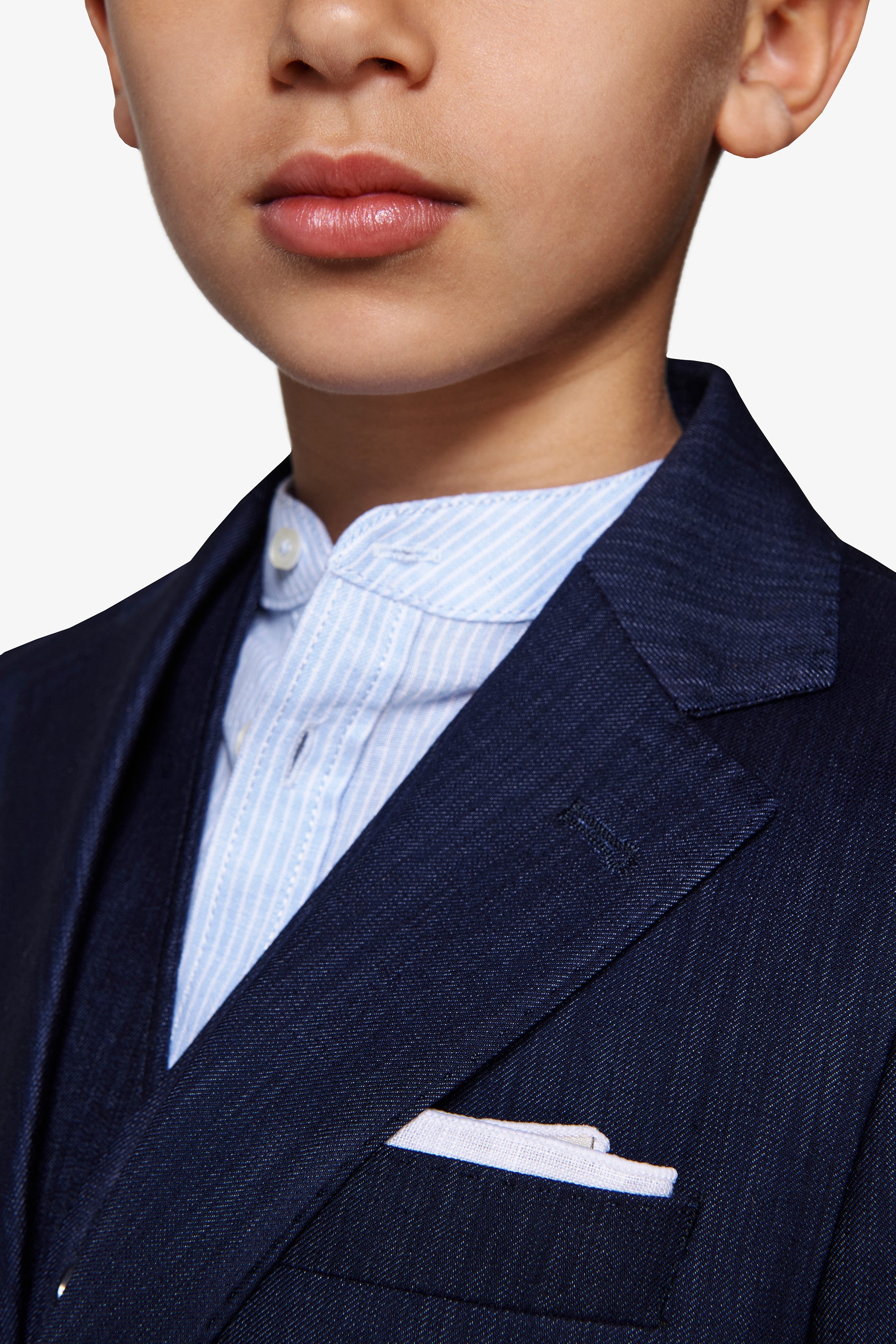 Giacca effetto denim blu scuro Kids-Dan John