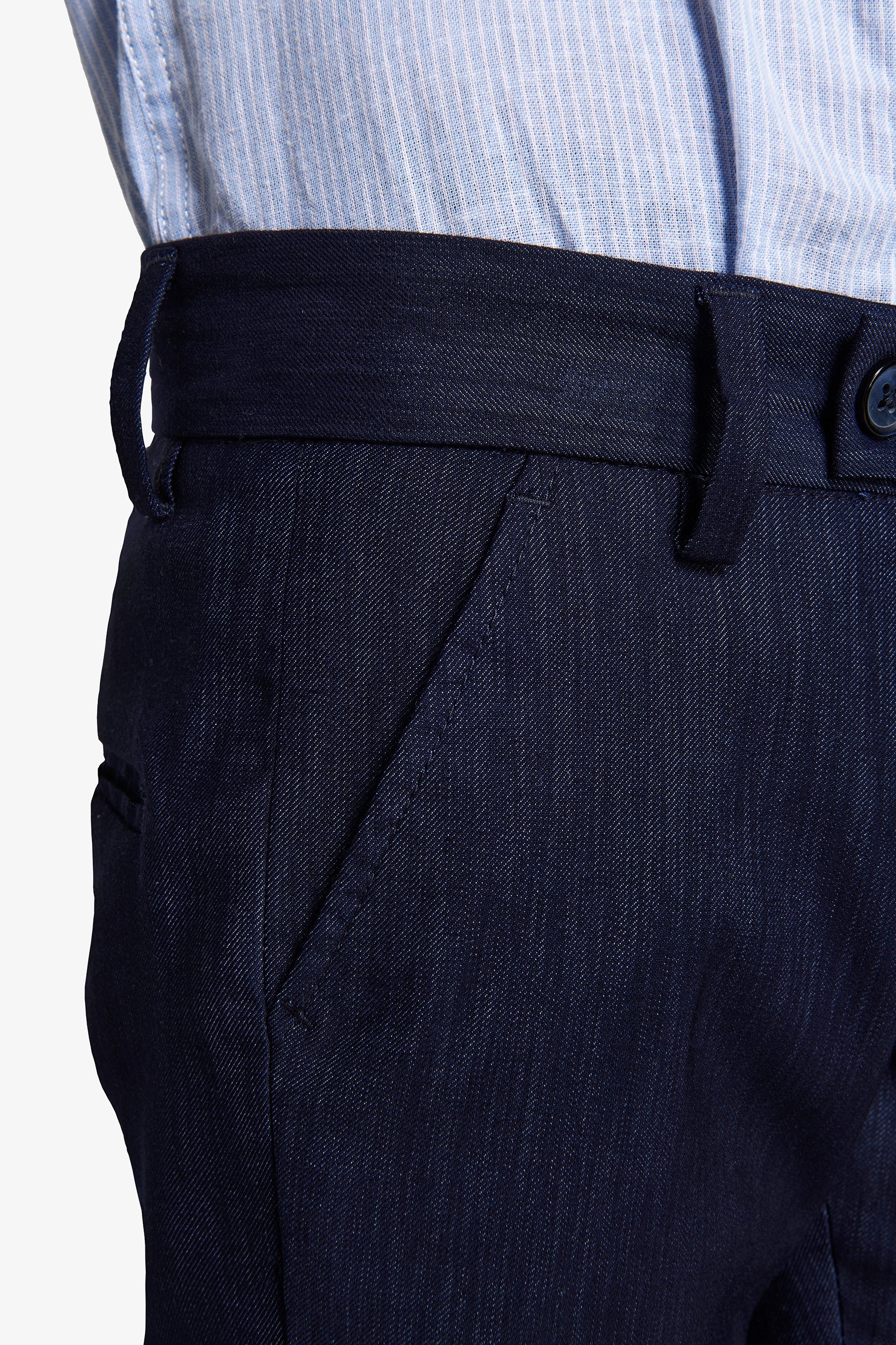 Pantaloni effetto denim blu scuro Kids-Dan John