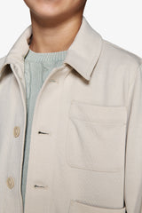 Overshirt jersey sabbia Kids-Dan John
