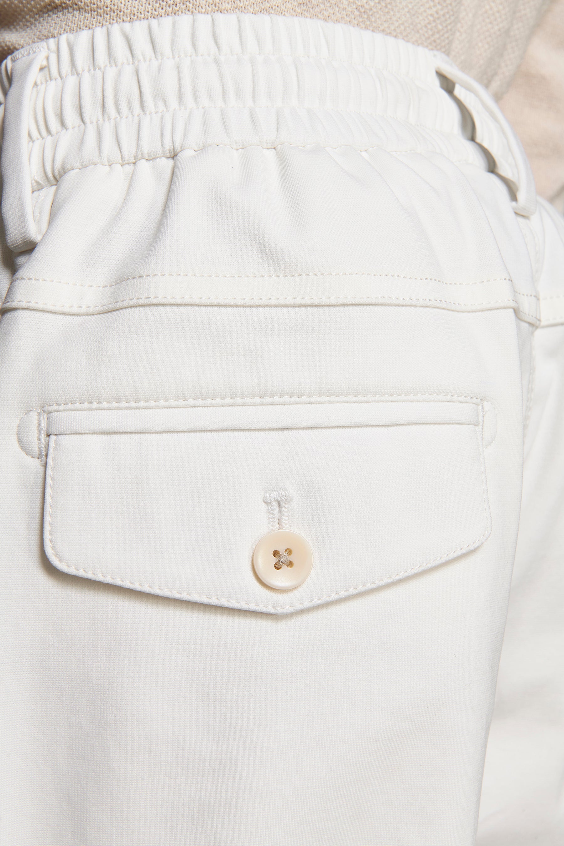 Pantaloni jersey panna Kids-Dan John