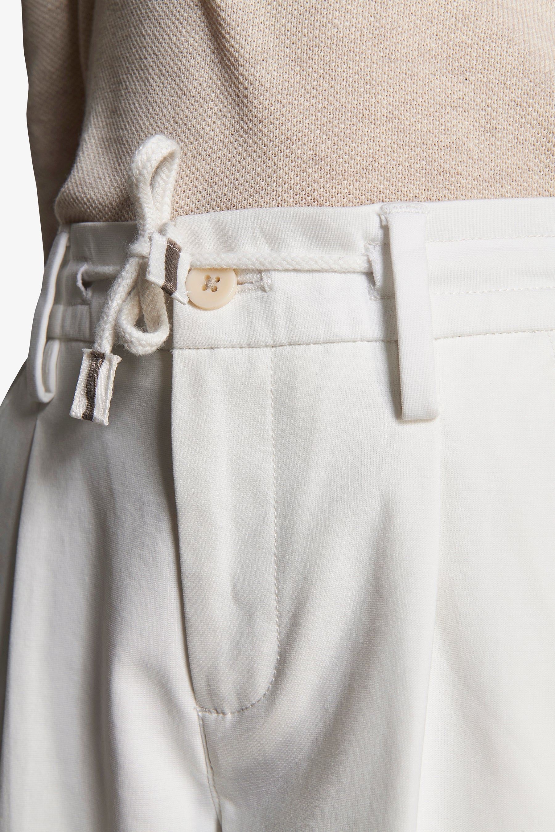 Pantaloni jersey panna Kids-Dan John