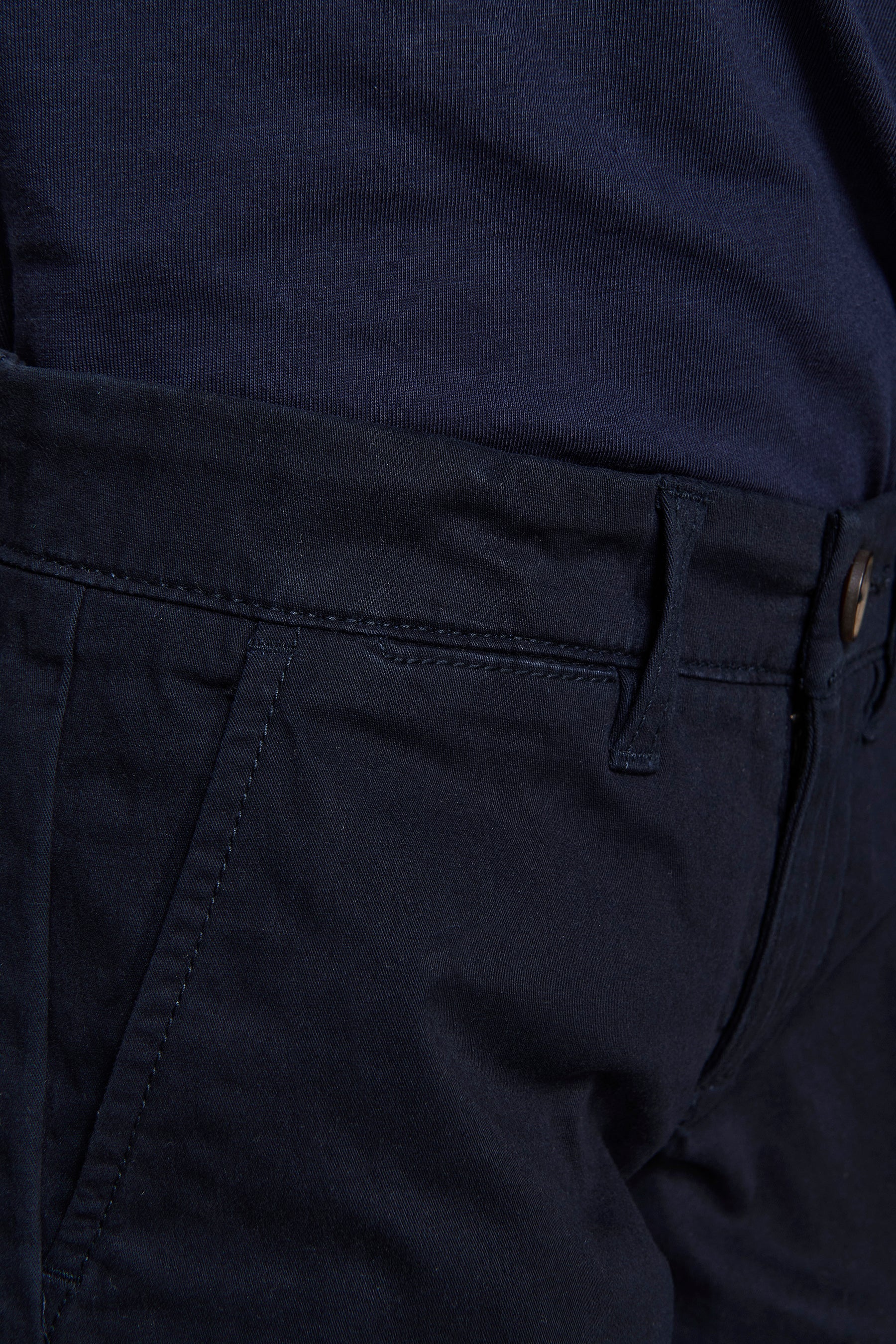 Bermuda chino basic in cotone blu Kids-Dan John