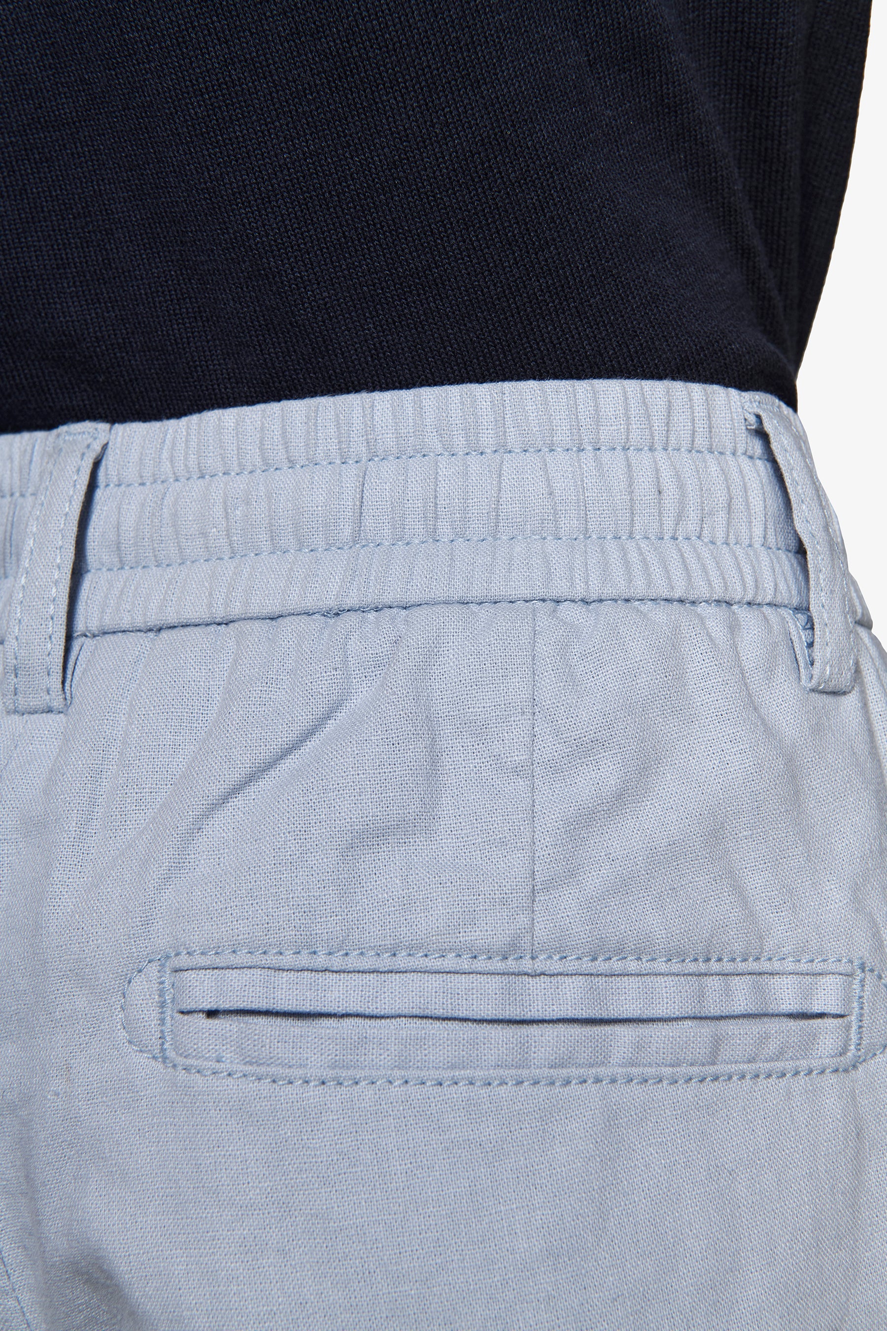 Pantalaccio misto lino celeste Kids-Dan John