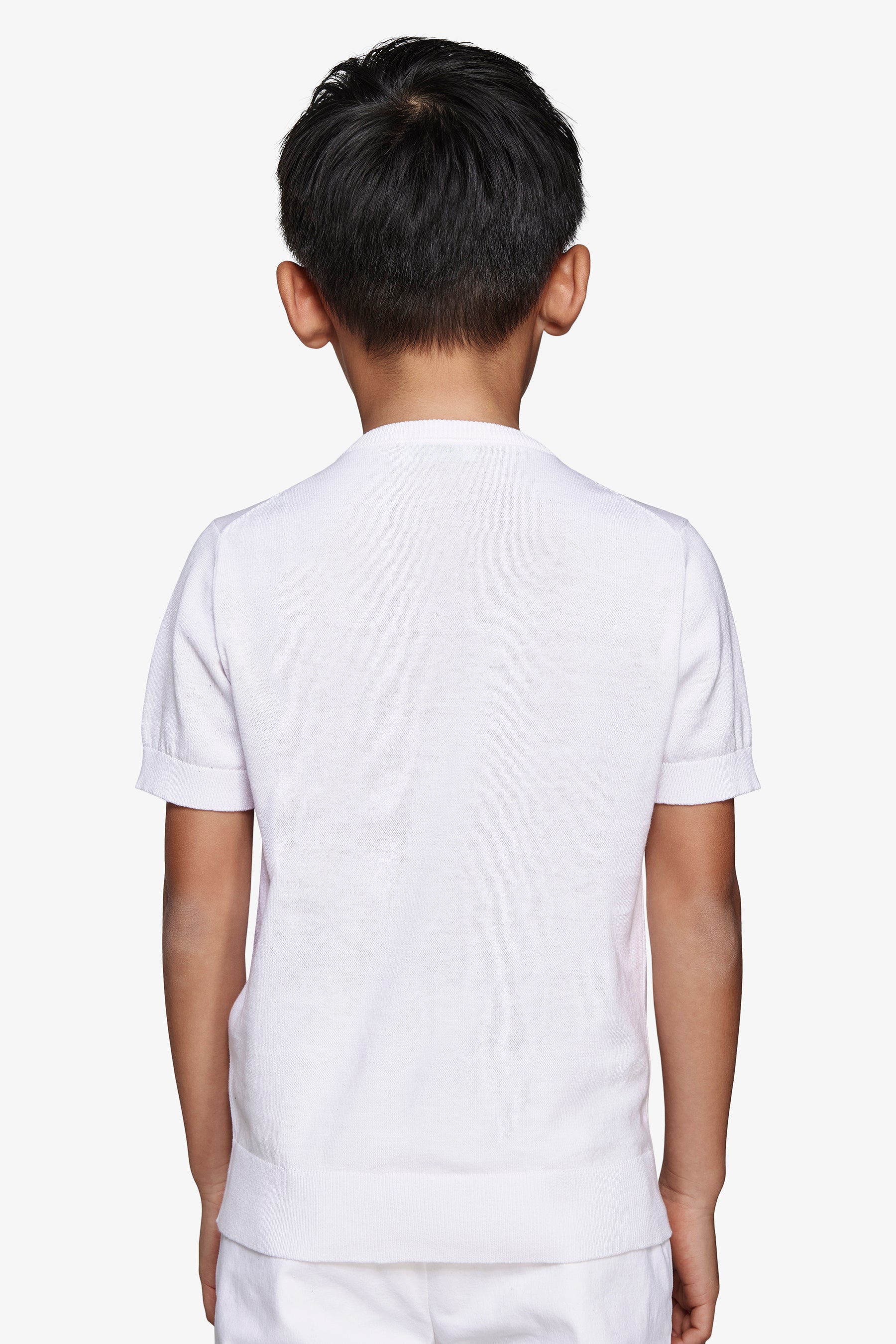 T-shirt in maglia bianca Kids-Dan John
