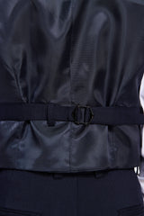 Gilet classico blu Kids-Dan John