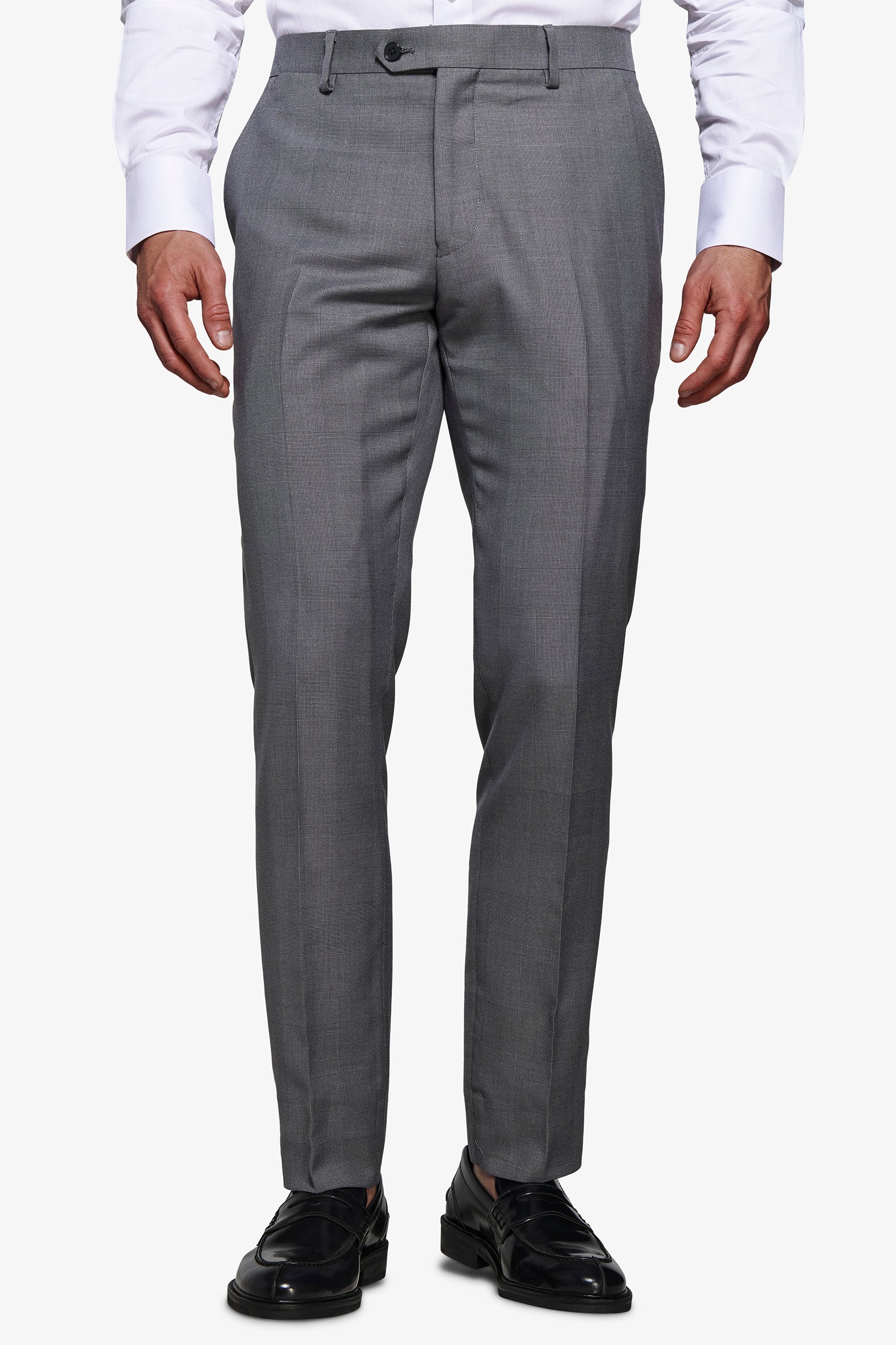 Pantaloni principe di galles grigi-Dan John