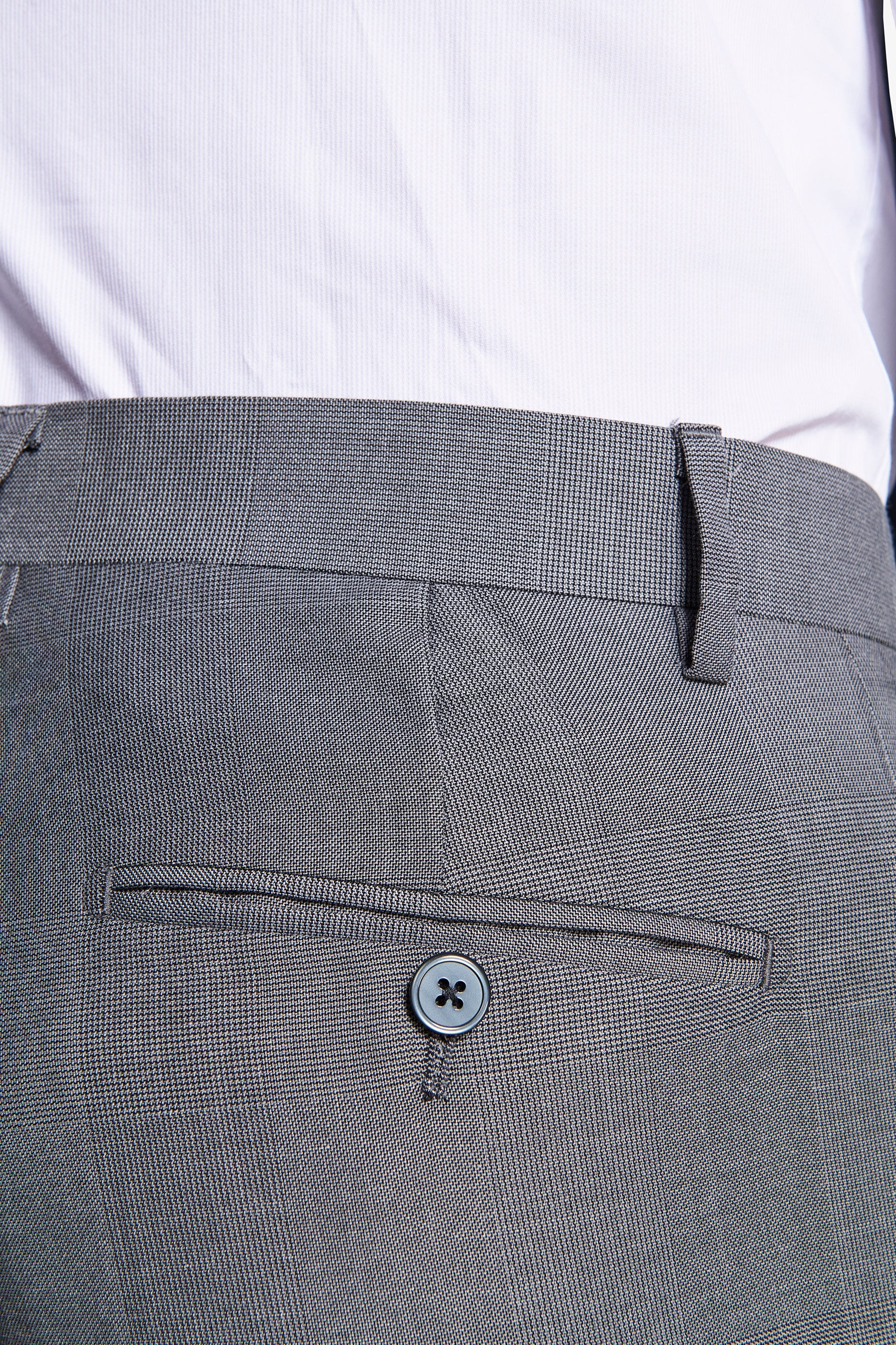 Pantaloni principe di galles grigi-Dan John