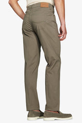 Pantaloni 5 tasche gabardina verdi-Dan John