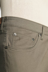 Pantaloni 5 tasche gabardina verdi-Dan John