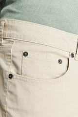 Pantaloni 5 tasche gabardina sabbia-Dan John