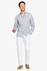 Camicia stampa all over tortora-Dan John