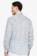 Camicia stampa all over tortora-Dan John