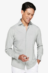 Camicia piquet grigia-Dan John