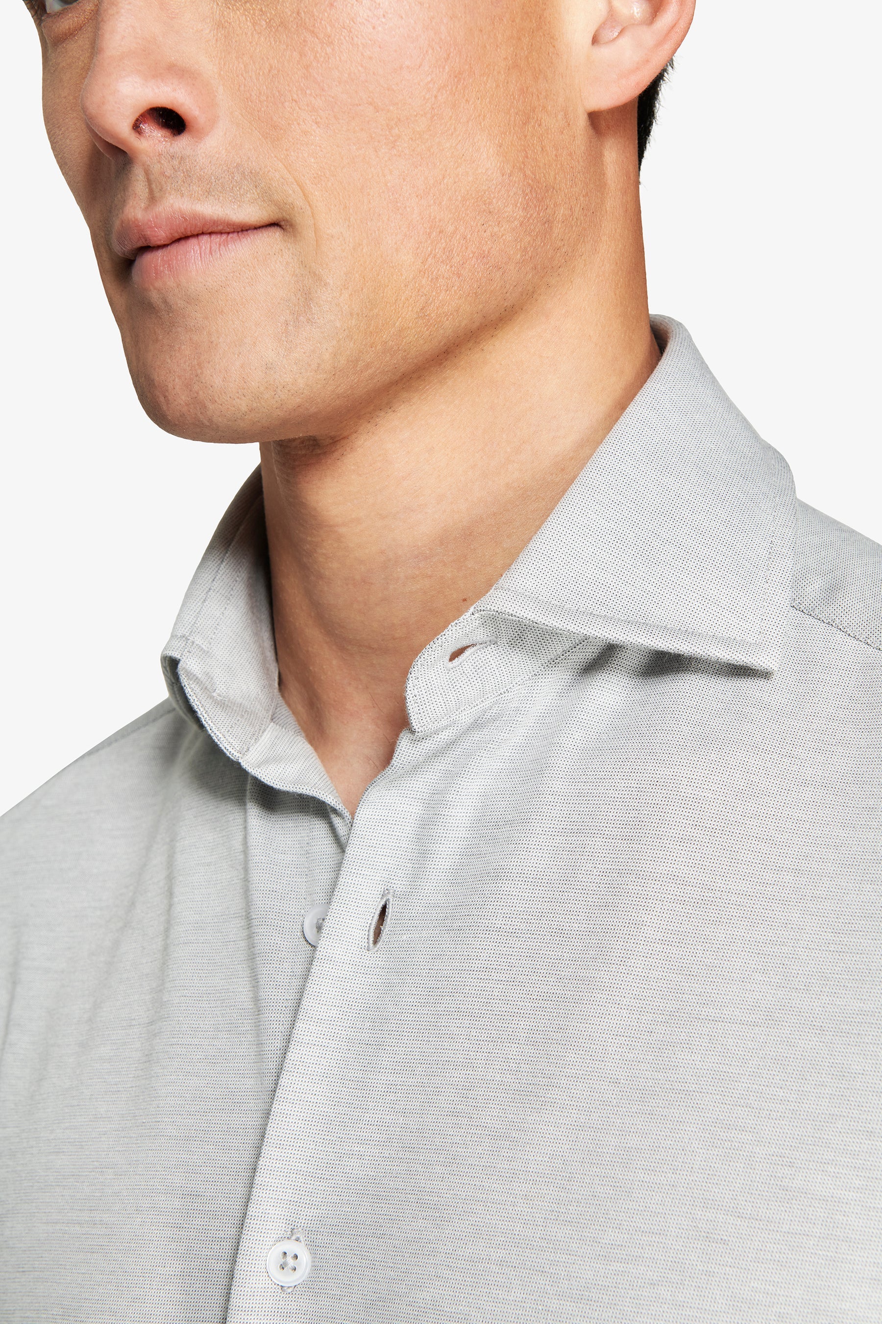 Camicia piquet grigia-Dan John