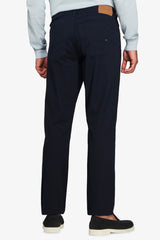 Pantaloni 5 tasche gabardina blu-Dan John