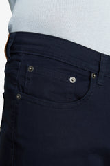 Pantaloni 5 tasche gabardina blu-Dan John