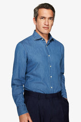 Chambray denim shirt