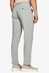 Pantalaccio tela melange grigio-Dan John