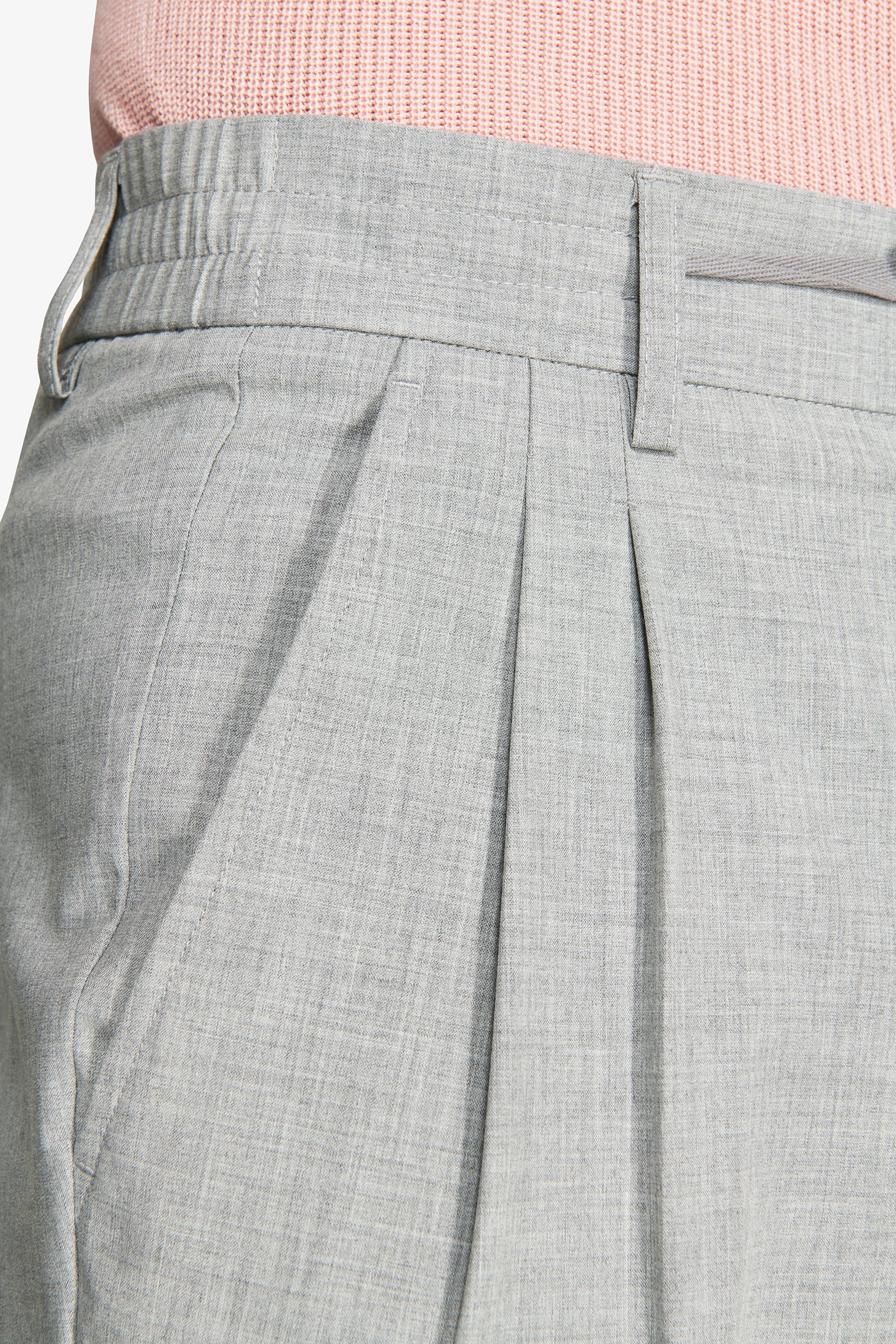 Pantalaccio tela melange grigio-Dan John