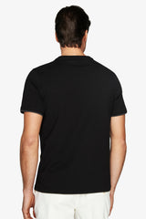 DNJ Black Lightweight Cotton T-Shirt