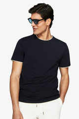 DNJ light blue cotton T-shirt