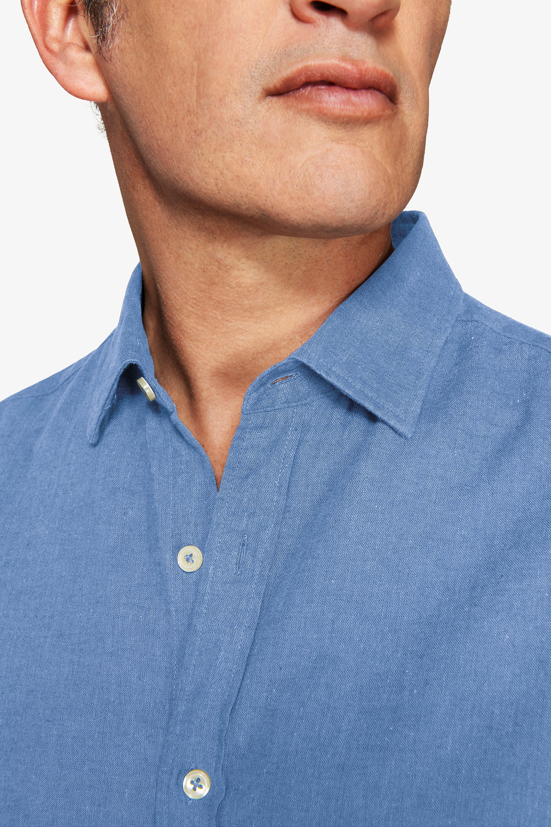 Camicia misto lino relaxed avion-Dan John