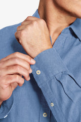 Camicia misto lino relaxed avion-Dan John