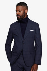 Giacca finestrata blu-Dan John