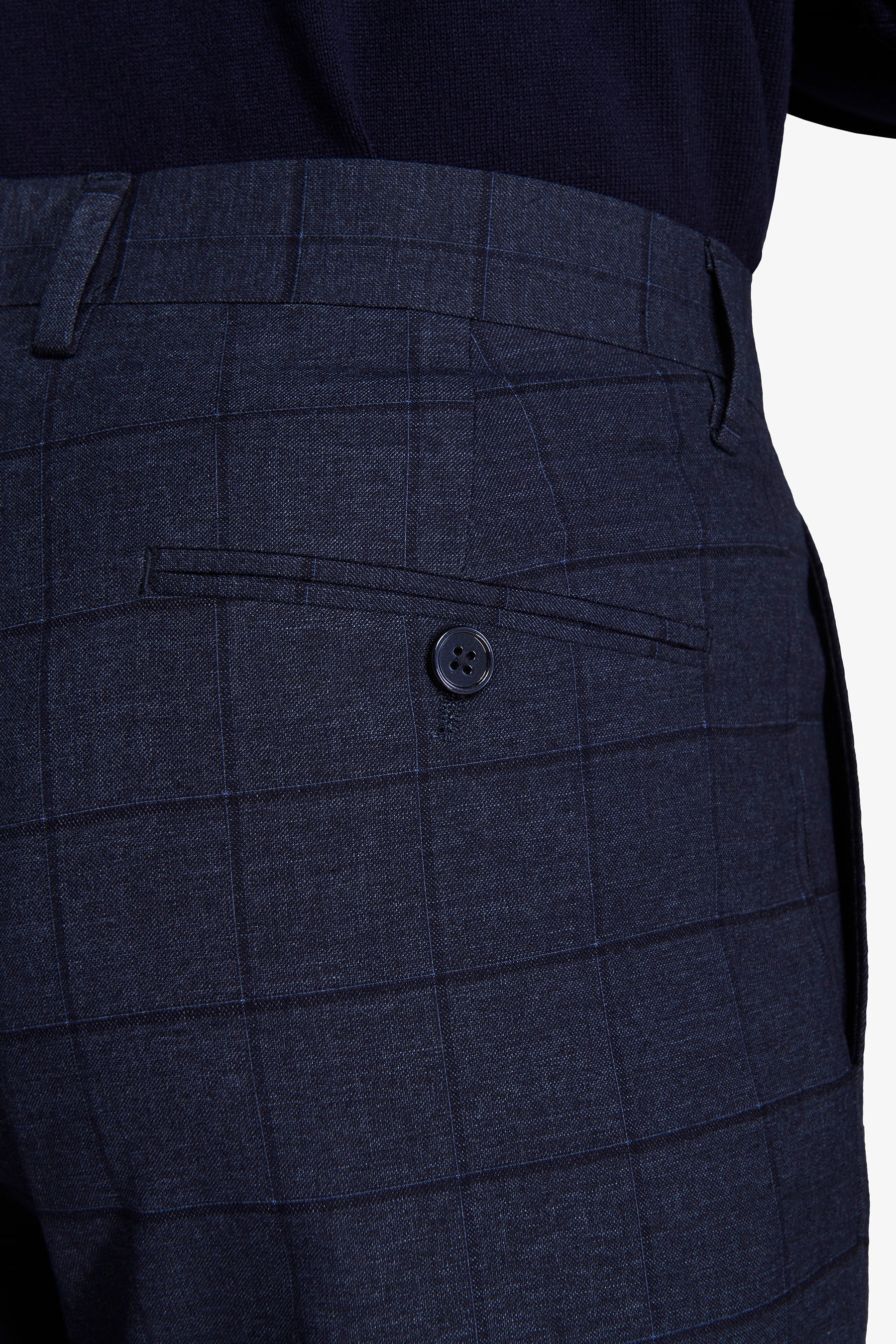 Pantaloni finestrati blu-Dan John