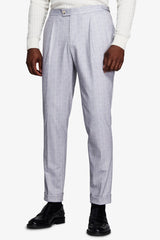 Pantaloni gessati celesti-Dan John