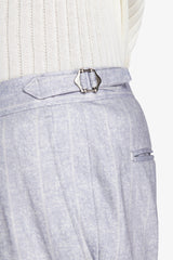 Pantaloni gessati celesti-Dan John