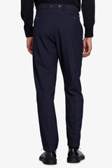 Pantaloni doppia pinces blu-Dan John