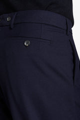 Pantaloni doppia pinces blu-Dan John