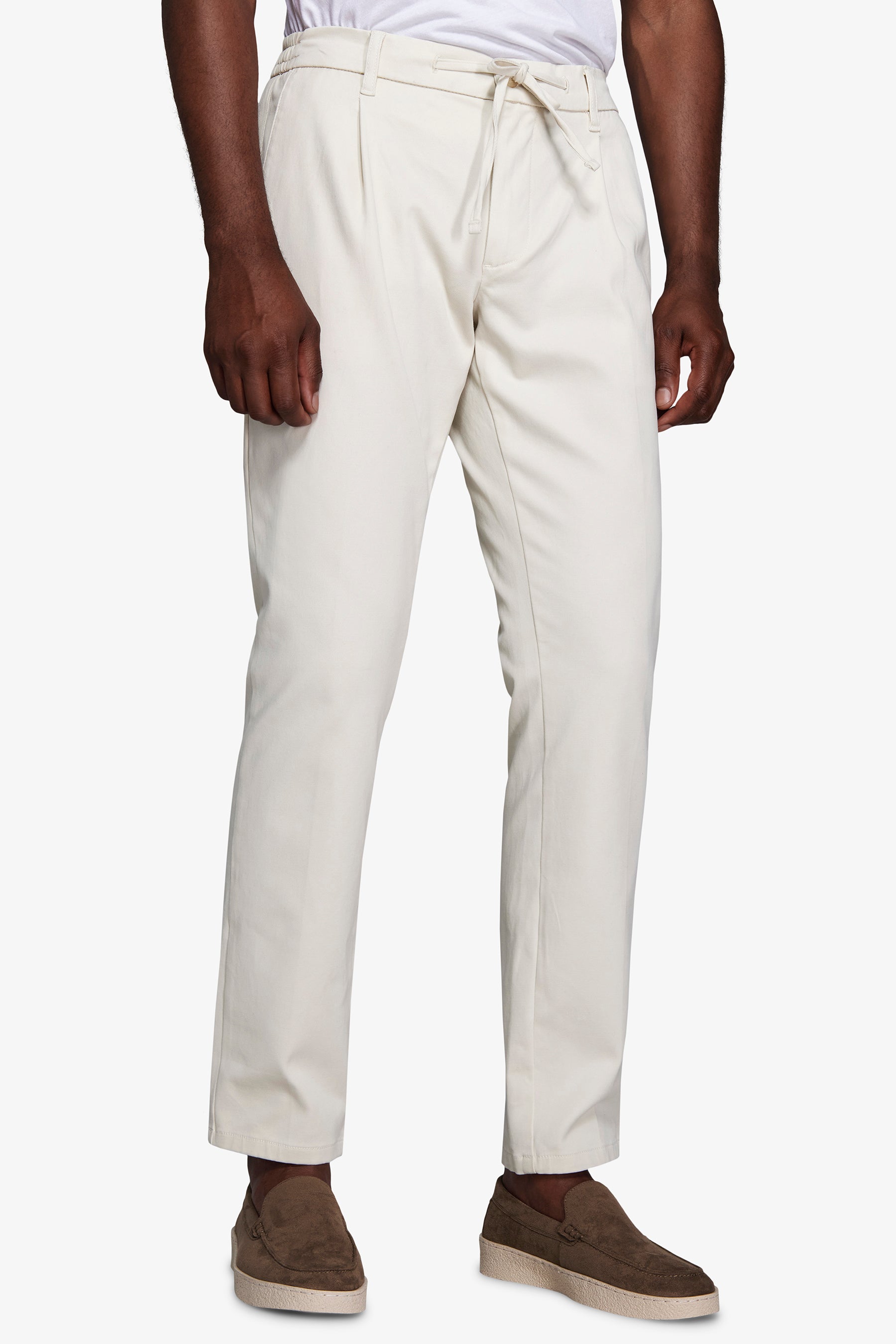 Pantalaccio jersey stretch panna-Dan John