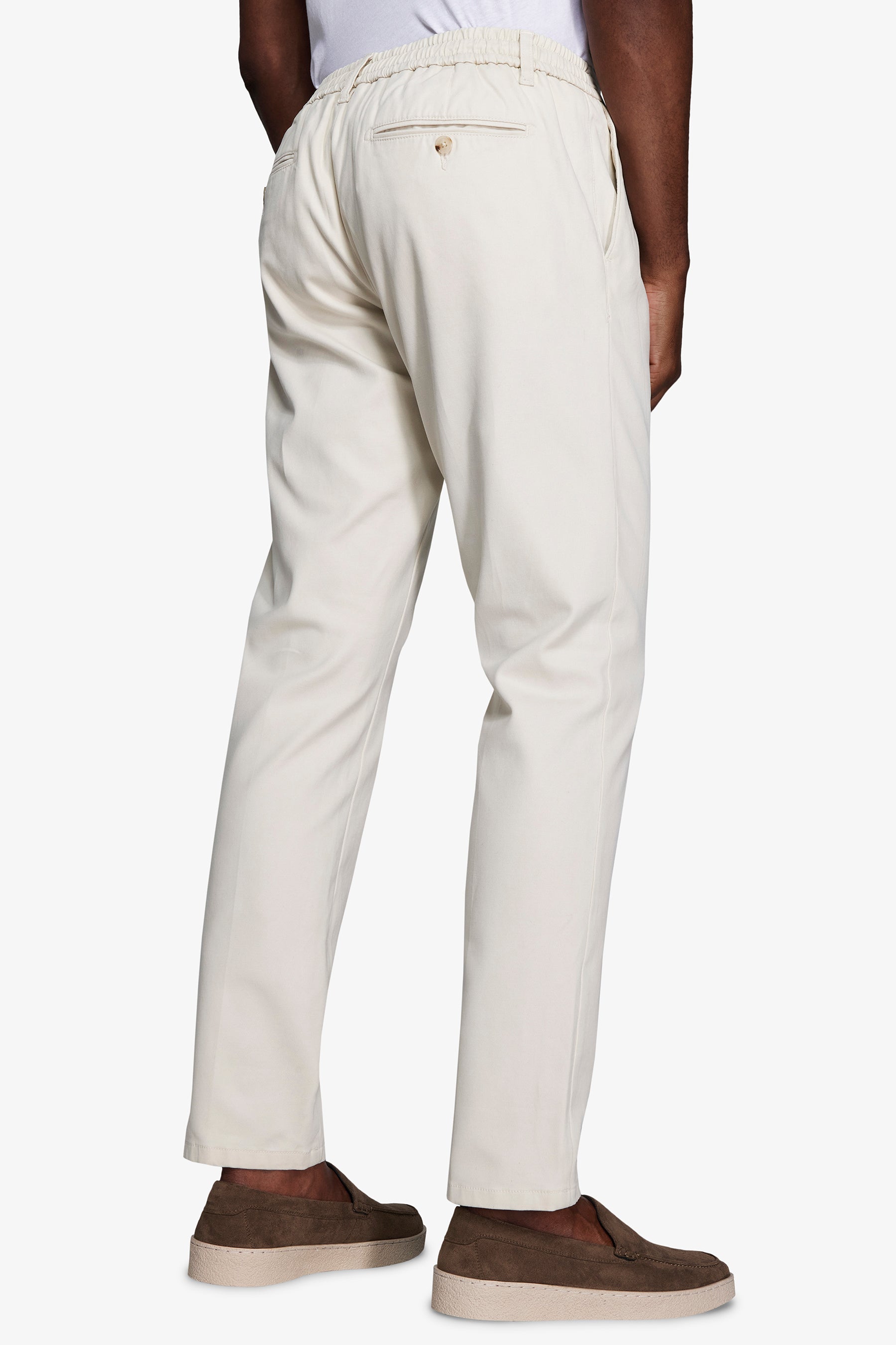 Pantalaccio jersey stretch panna-Dan John
