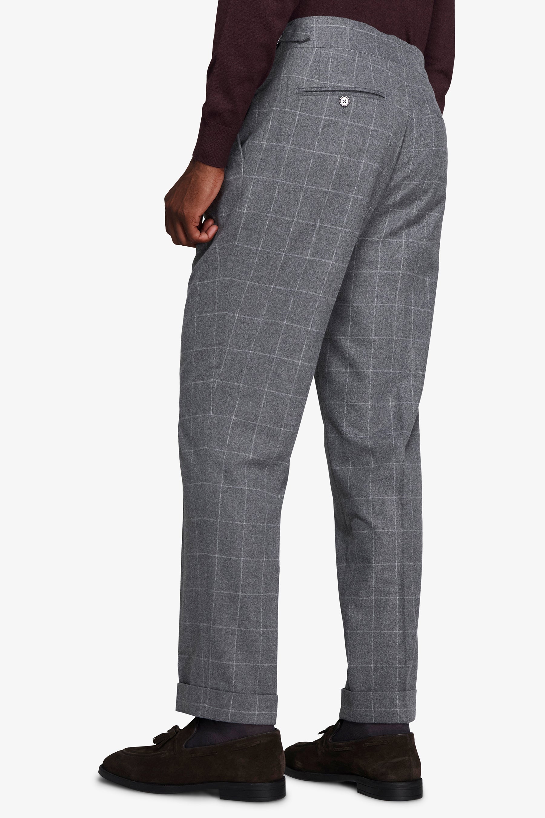 Pantaloni finestrati grigio medio-Dan John