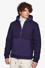 Bomber bimaterico DNJ blu-Dan John