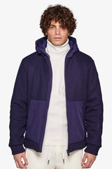 Bomber bimaterico DNJ blu-Dan John