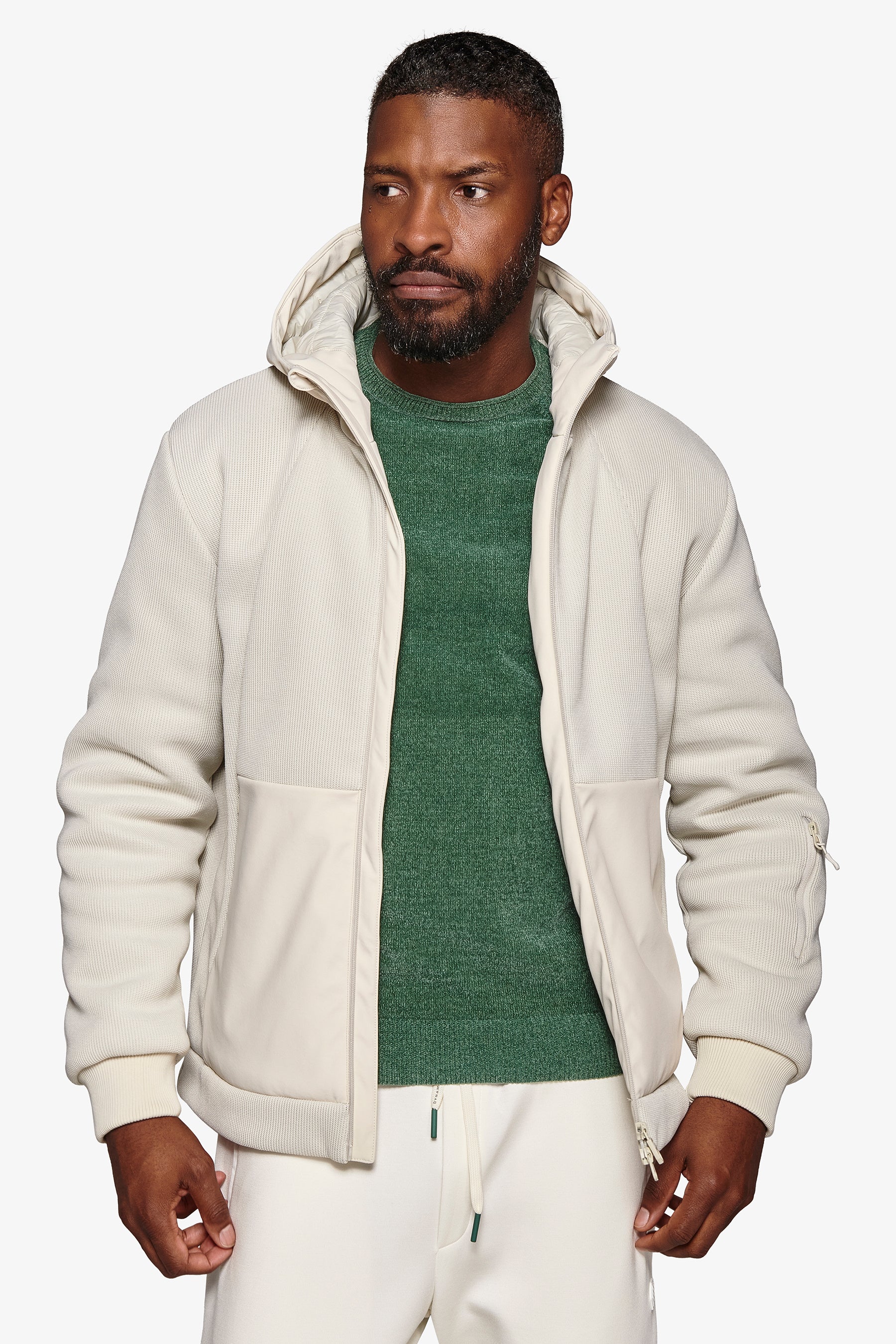 Bomber bimaterico DNJ ghiaccio-Dan John