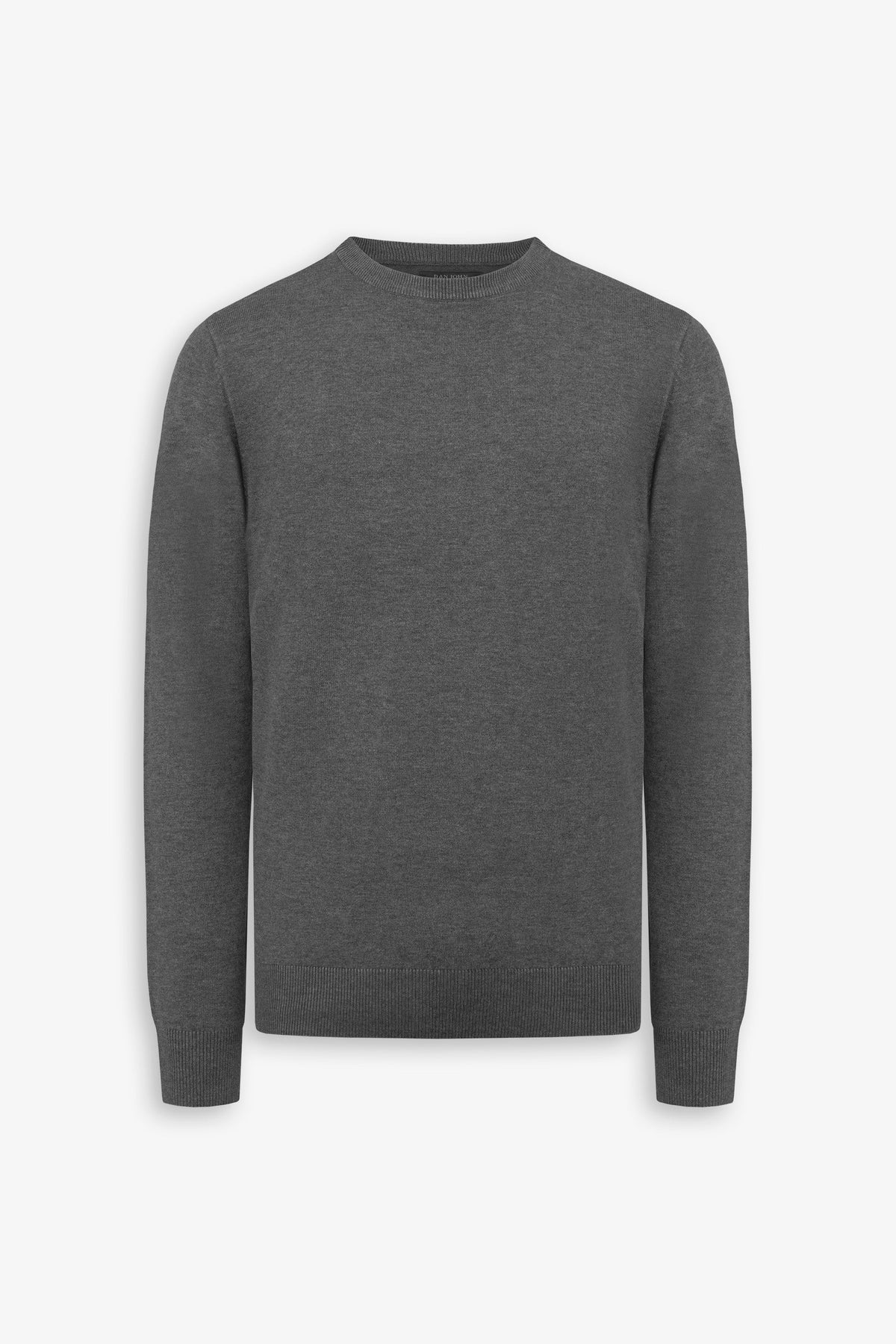 Basic gray crew neck sweater
