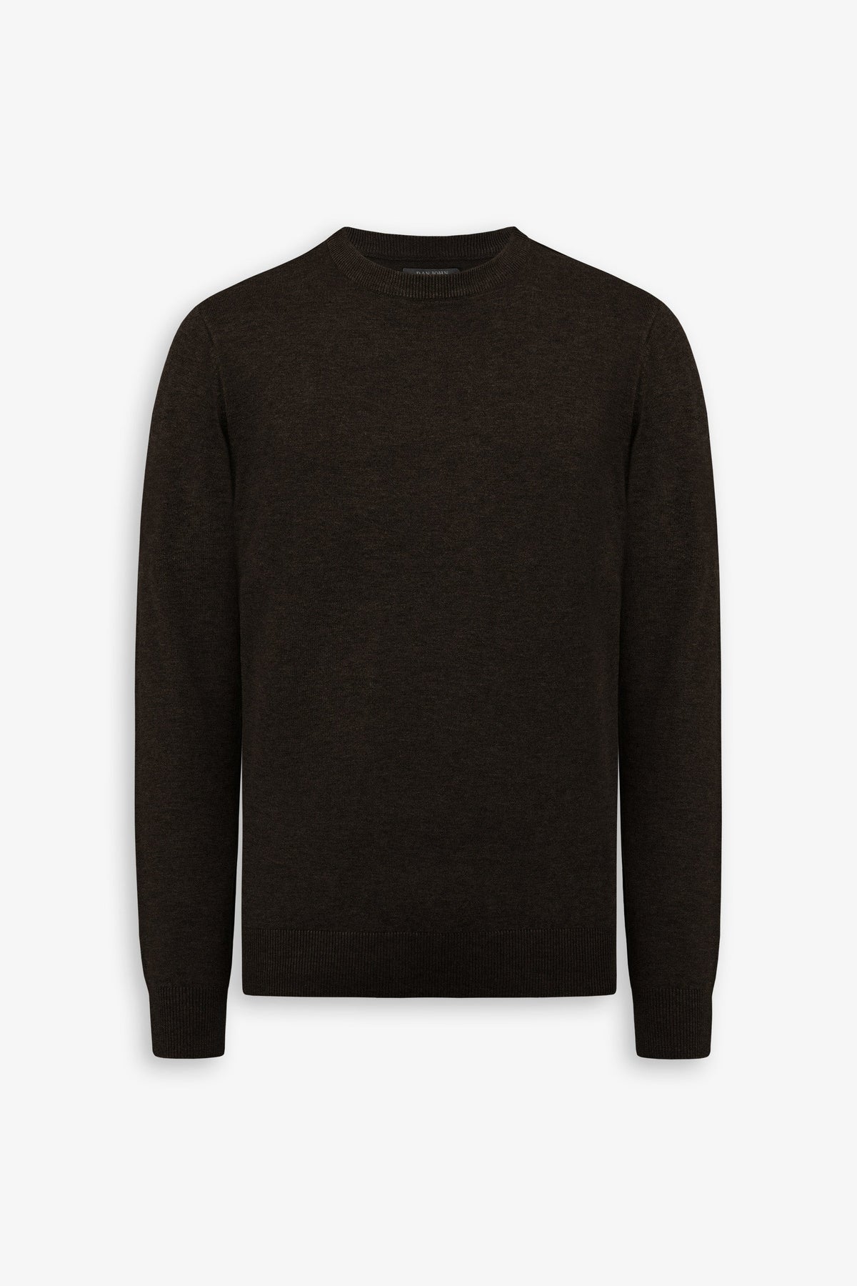 Basic brown crew neck sweater