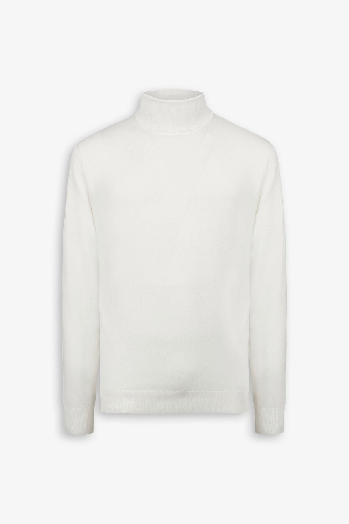 Basic cream turtleneck sweater