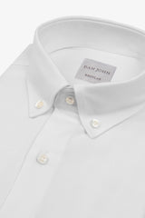 Camicia oxford button down bianca-Dan John