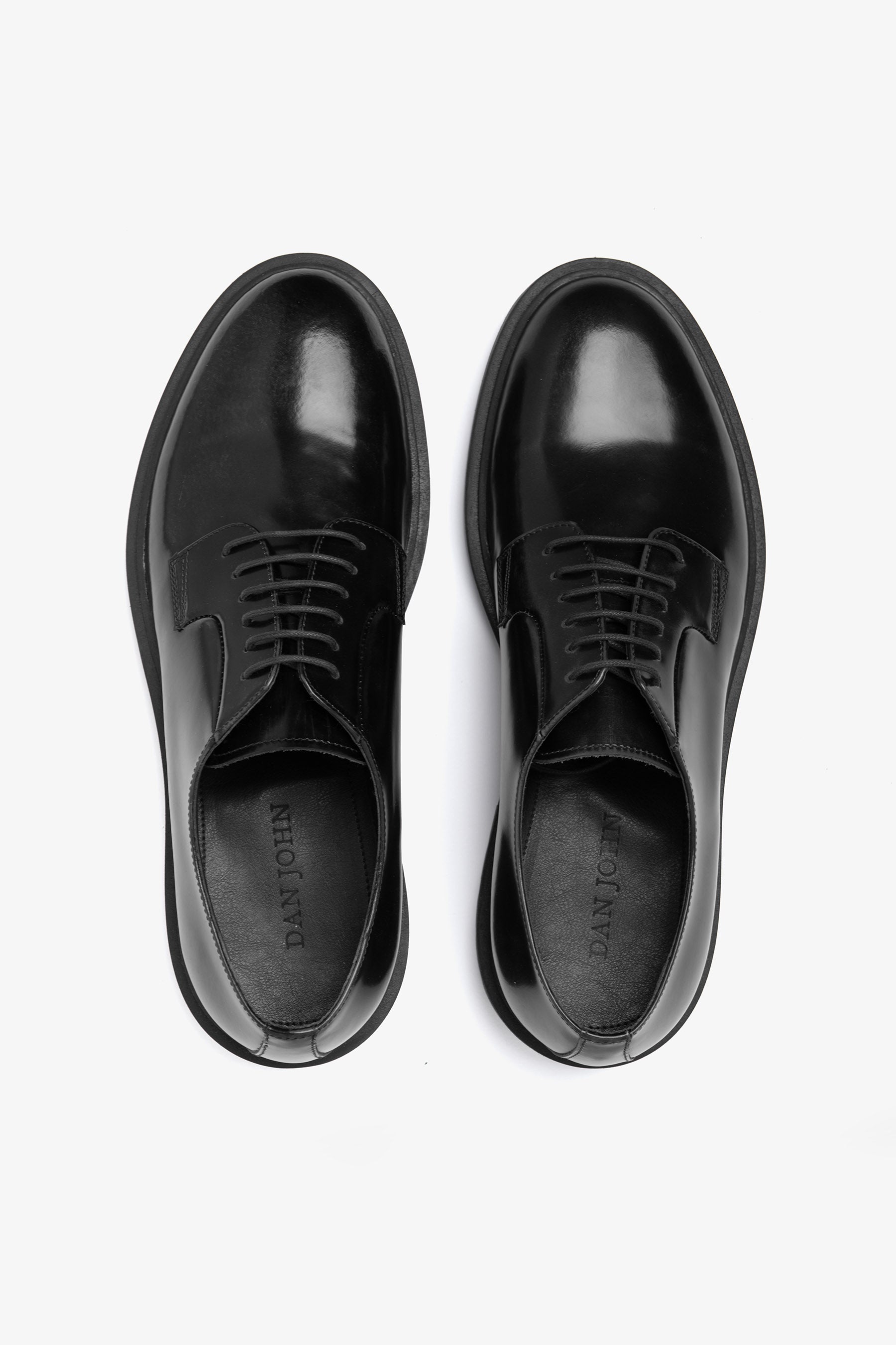 Scarpa classica derby nera-Dan John