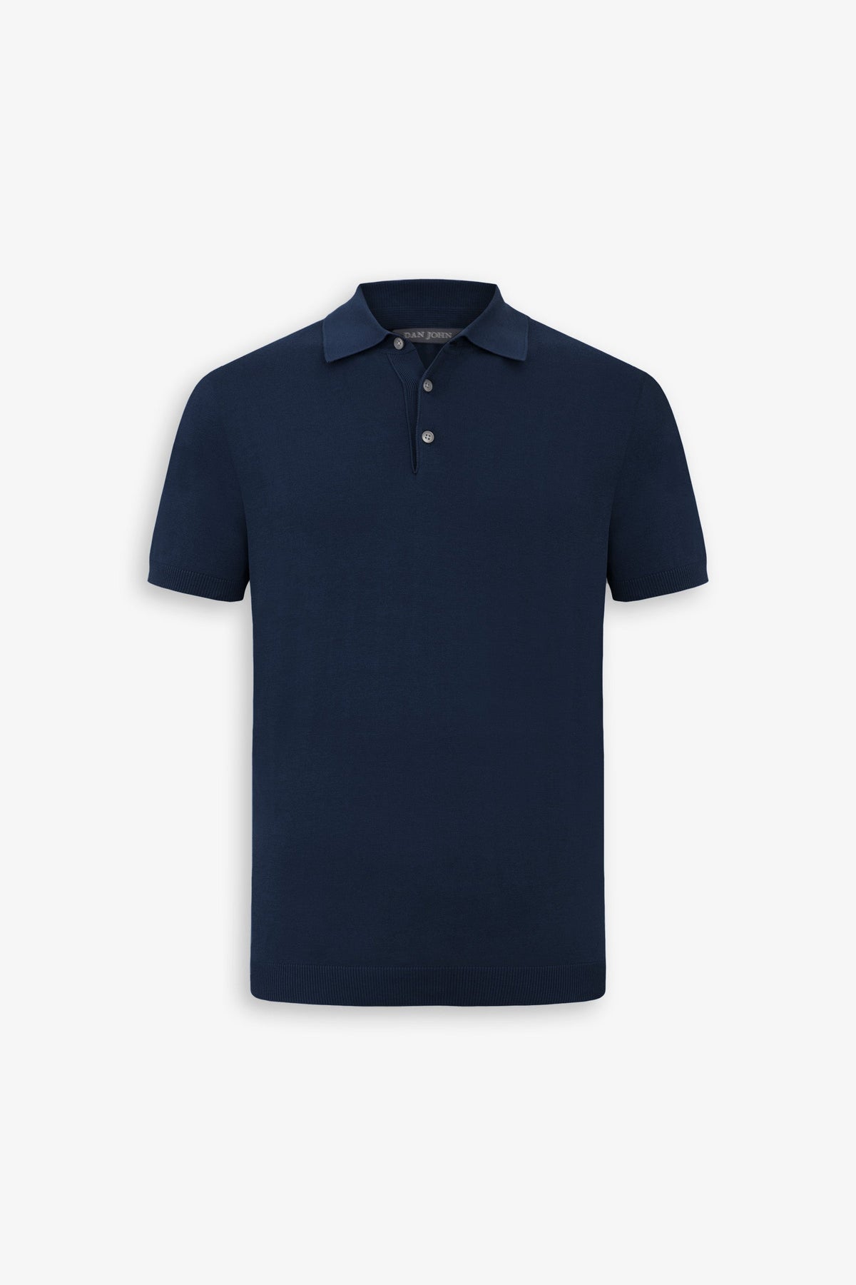 Polo in maglia blu