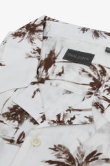 Camicia Hawaiana fantasia palme bianca-Dan John